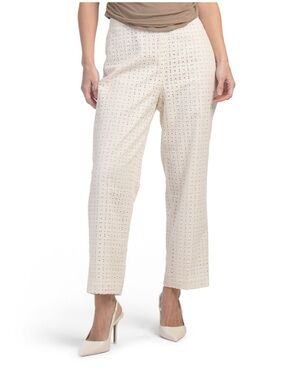 ANNE KLEIN
petite pull on eyelet pants
Size Petite M